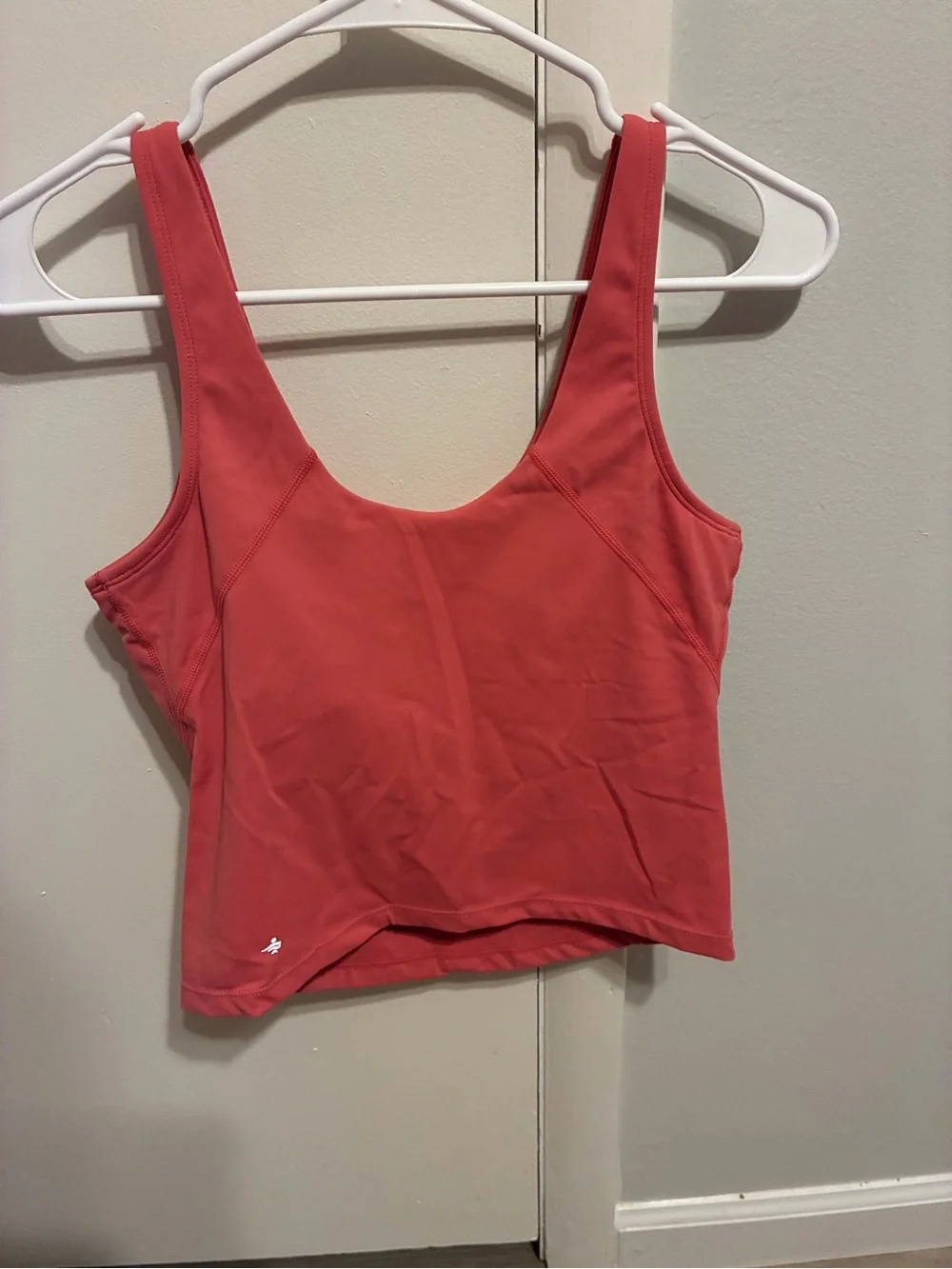 HALARA Coral-Red Scoop Sports Tank
